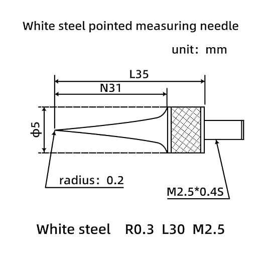 Digital dial Gauge, Range 0-0.5in/12mm, Accuracy 0.00004 in/0.001 mm, high Sensitivity, Industrial Grade Quality, Multiple Measurement scenarios, Precise Measurement