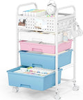 4 Drawer Rolling Storage Cart by SYKIARIOL