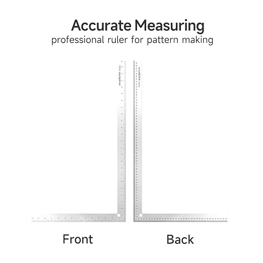 KEARING 24"x14" L-Square Ruler Other Sided Metric 60x35cm - Image 3