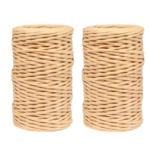 Floral Wire, 2 Rolls Rustic Paper Wrapped Metal Wire 14 Gauge 328 Feet | Bind by JFFX