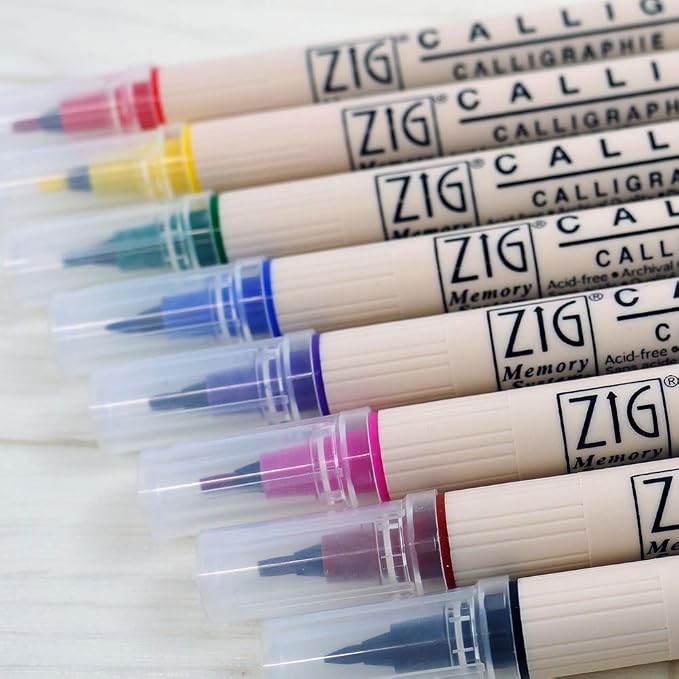 Zig Memory System Calligraphy Markers - Image 2