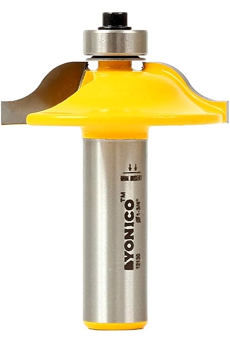YONICO Raised Panel Cabinet Door Router Bits 1-3/4-Inch Diameter 1/2-Inch Shank 12130