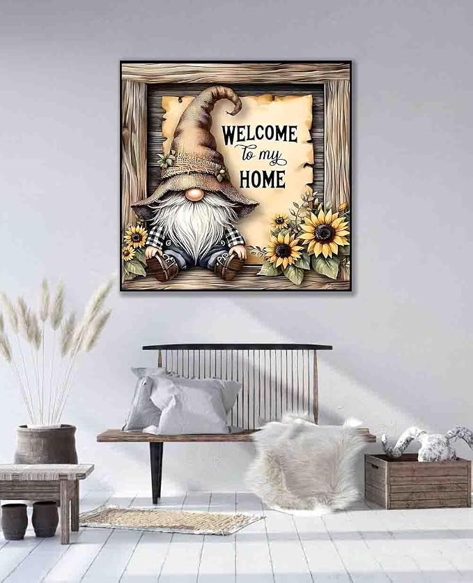 Gnome Cross Stitch Kits for Adults Beginner, Home Counted Cross Stitch Kits - Image 4