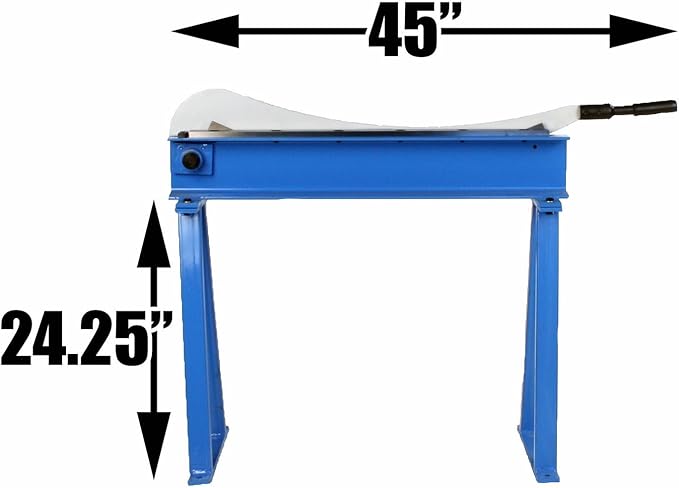 Erie Tools Manual Guillotine Shear 32" x 16 Gauge Sheet Metal Plate Cutting Cutter w/Stand