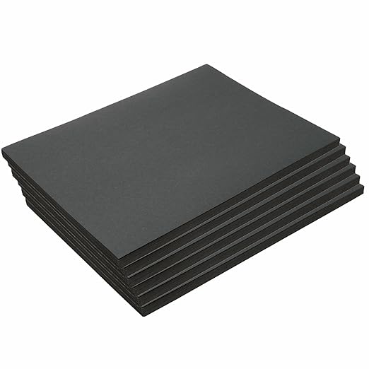 Colorations 9" x 12" Mediumweight Black Construction Paper by Colorations