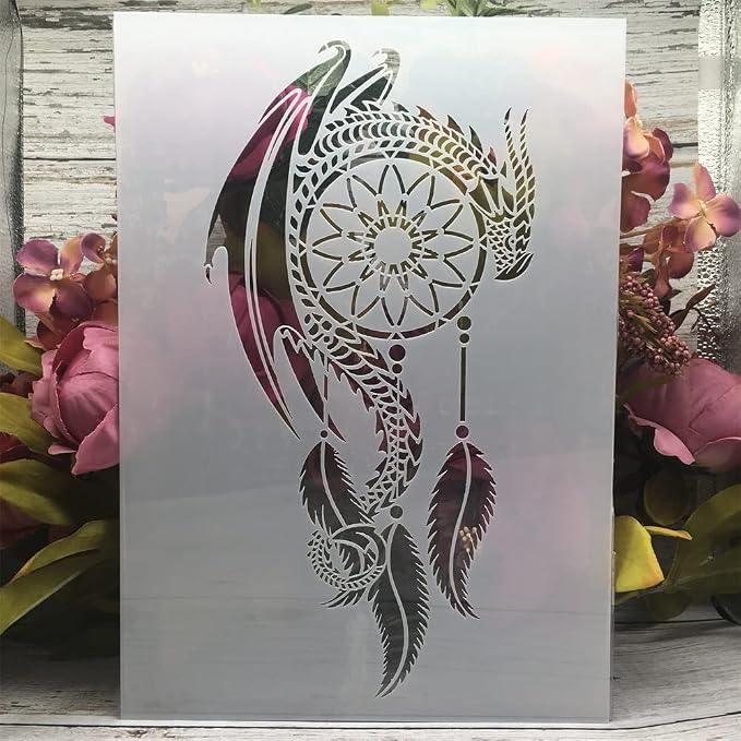TIAMECH A4 Reusable Dragon Stencil - Image 7