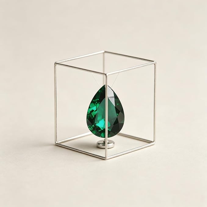 Emerald Green Color Cubic Zirconia Loose Beads Unset - Image 9