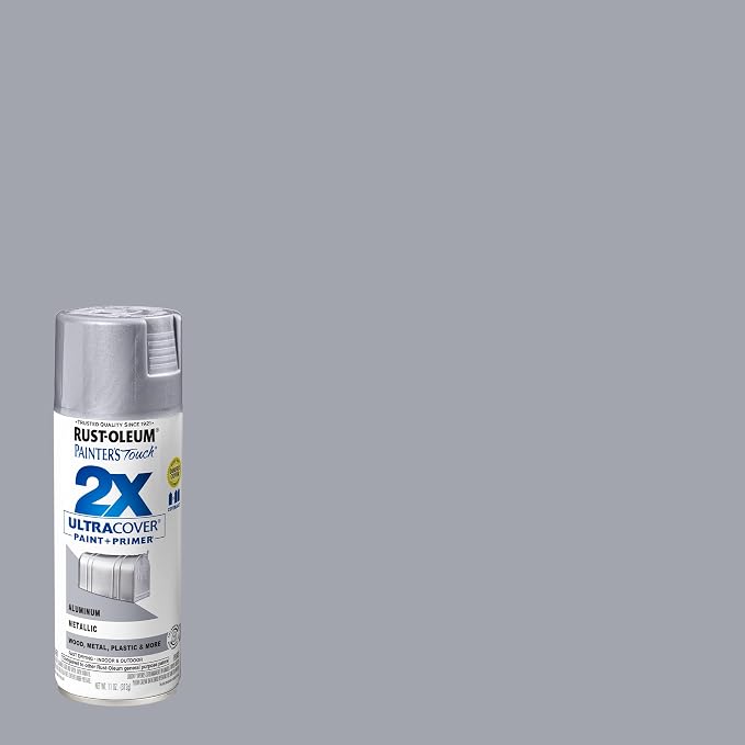 Rust-Oleum 334058 Painter's Touch 2X Ultra Cover Spray Paint, 11 oz, Metallic - Image 2