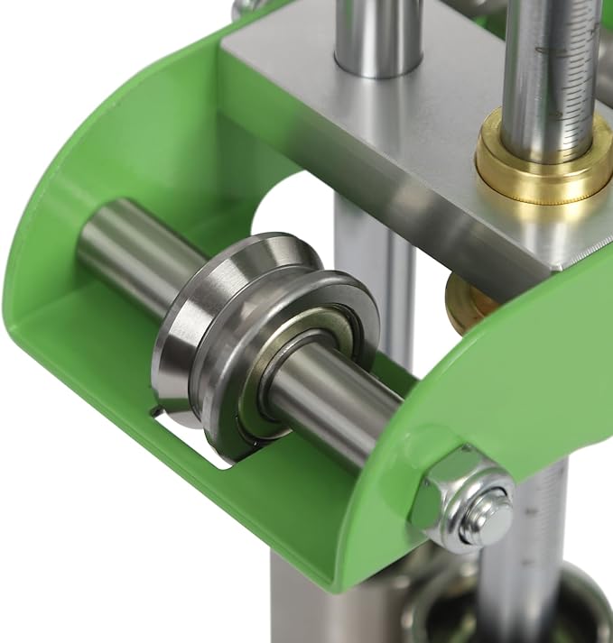 Roller Bender, 0-90°Bending Angle Metal Bending Tool, Steel Aluminum Copper Plate Metal Roller Bending Tool for Various Metal Roofing (Green)