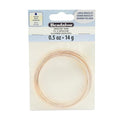 Beadalon Carbon Steel Memory Wire, Large Bracelet, Rose Gold Color, 0.5 oz by Beadalon