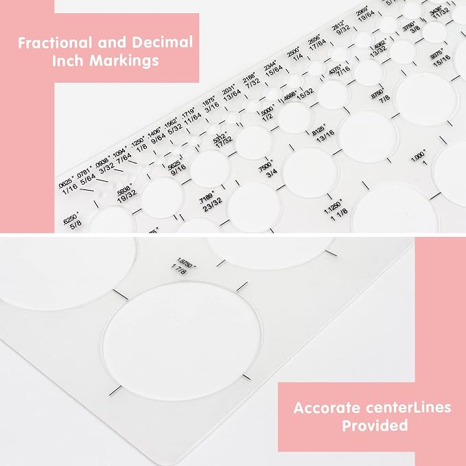 Tamaki Circle Template Circle Round Stencil Templates - Image 4