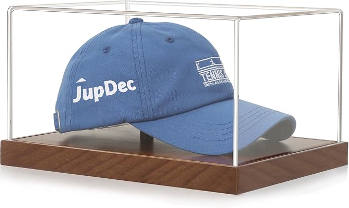 JupDec Hat Display Case, UV Protection Signed Hat Transparent Showcase by JupDec