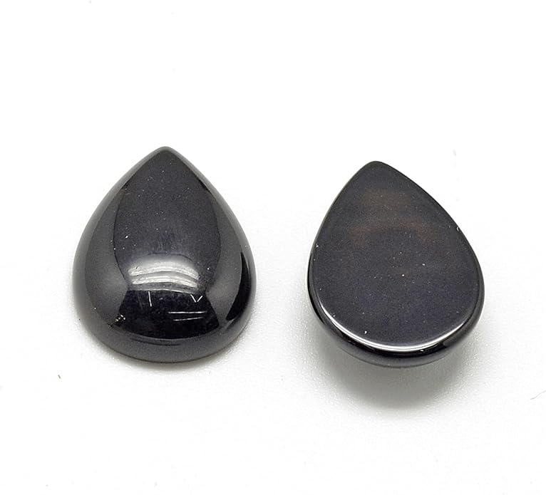 Fashewelry Natural Teardrop Flat Back Cabochons Beads - Image 2