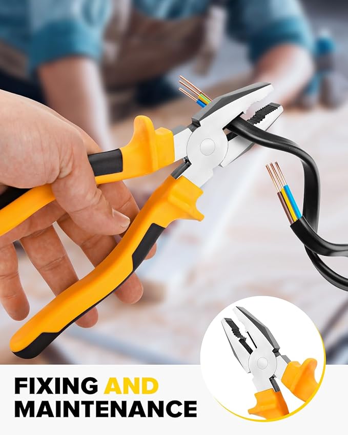 3pcs General Household Tool Set, Includes a Pliers, a Crosshead Screwdriver and a Flat-head Screwdriver, Suitable for Daily Use
