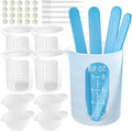 Silicone Resin Measuring Cups Tool Kit- Nicpro 250 & 100 ml Measure Cups by Nicpro