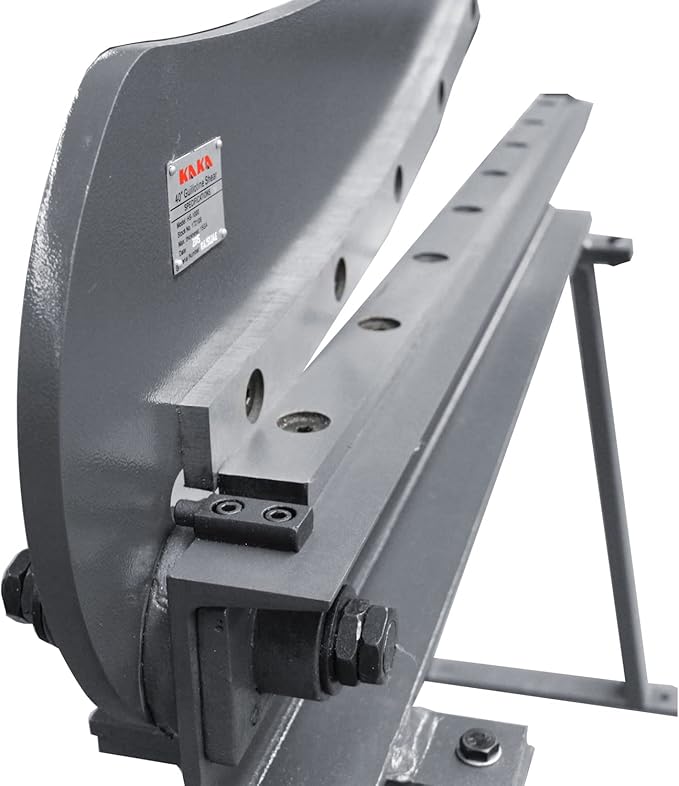 KAKA INDUSTRIAL Guillotine Metal Shear, 39-Inch Cutting Capacity, 16 Gauge HS-40 Sheet Metal Cutter with Stand for Industrial Fabrication