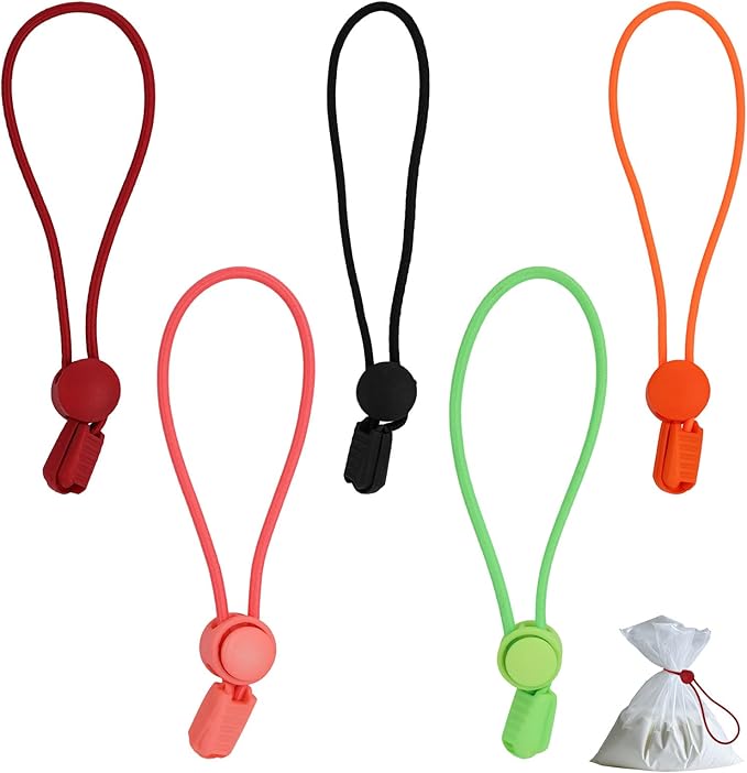 6pcs Clay Bag Ties, Adjustable Elastic Pottery Clay Bag Ties Ceramic Tool Strap by Unknown
