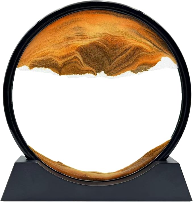 Moving Sand Art Liquid Motion, 3D Deep Sea Sandscape Color Quicksand Decor by MovingSandArt