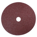BHA Aluminum Oxide Resin Fiber Sanding and Grinding Discs, 7” x 7/8” Arbor Hole, 24 Grit - 25 Pack
