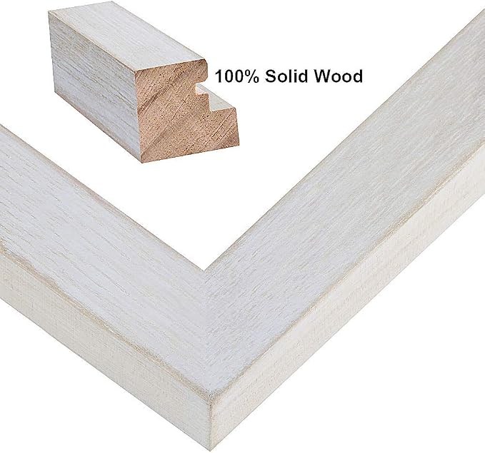RPJC 6x8 inch Picture Frame Made of Solid Wood and High Definition Glass - Image 2
