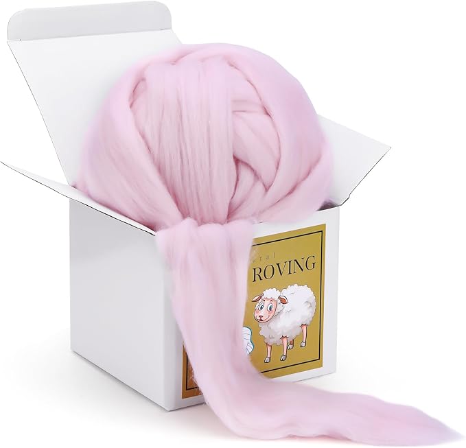 Wool Roving Bulk by Qmnnma