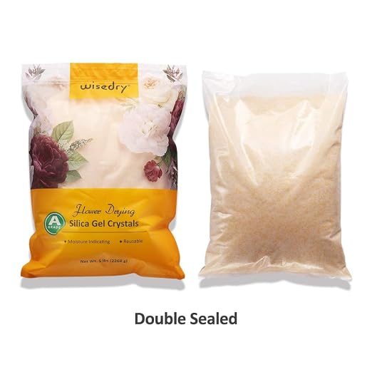 wisedry 20 LBS Silica Gel Flower Drying Crystals, 4 Packs of 5 LBS, Fine - Image 5
