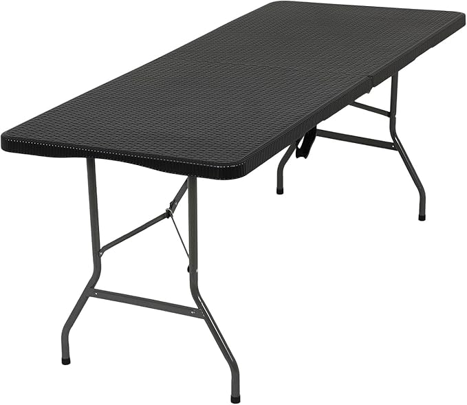FDW Folding Table Half Portable Foldable Table by FDW