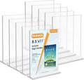 MaxGear Acrylic Sign Holder 8.5" x 11" Double Sided Menu Holder, 10 Pack | by MaxGear