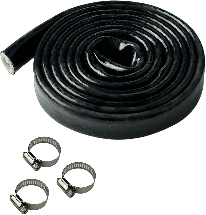 YAMAKATO 5/16" ID Heat Shielded Fire Thermo Armor Fire Sleeve Silicone Coated by YAMAKATO