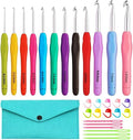 Yarniss 12 Size Crochet Hooks 2.0mm~8.0mm, Ergonomic Crochet Hooks Set by Yarniss
