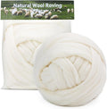 MORFEN 9.5 oz Wool Roving, Needle Felting Pure Wool Yarn, Needle Felt Roving by MORFEN