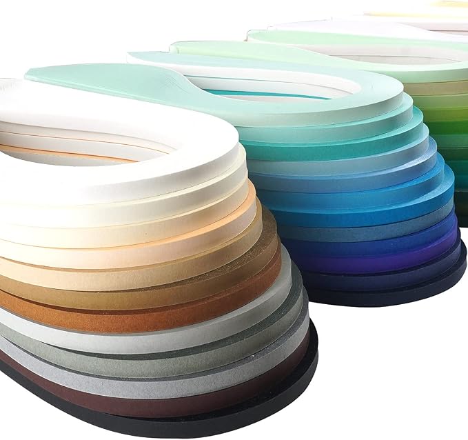 JUYA Single Color Paper Quilling Strips Set 60 Colors 39cm Length One Color 100 - Image 3