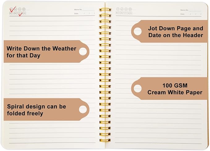 Ruled Spiral Notebook - Image 5