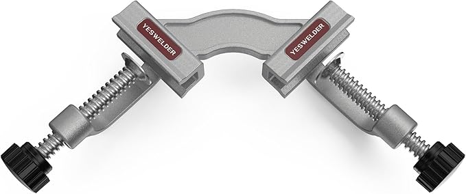 YESWELDER 90° Tube Clamp, Aluminum Alloy Right Angle Corner Clamp for Welding, Woodworking, DIY Projects, Cabinet Making