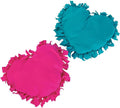 Fun Express Heart Shaped Fleece Tied Pillow Craft Kit 6 Pack by FunExpress