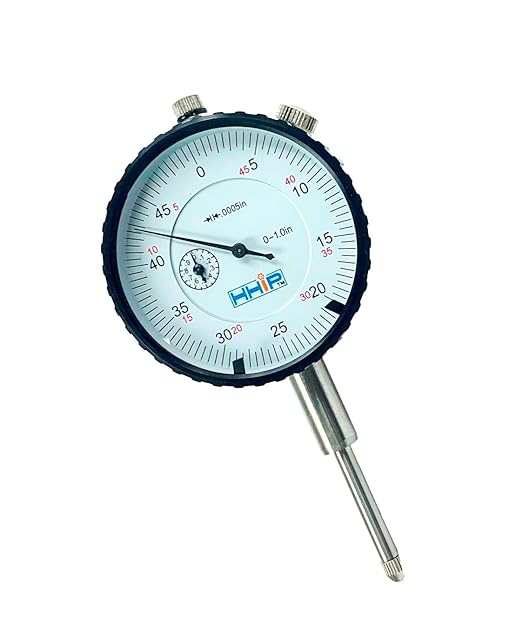HHIP 4400-1100 Pro Series AGD Group 2" Dial Indicator, .0005" Graduation, 0-100 Reading, 0-1" Range