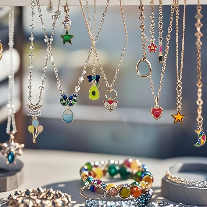 WOCRAFT 150pcs Enamel Bracelet Charms - Image 6