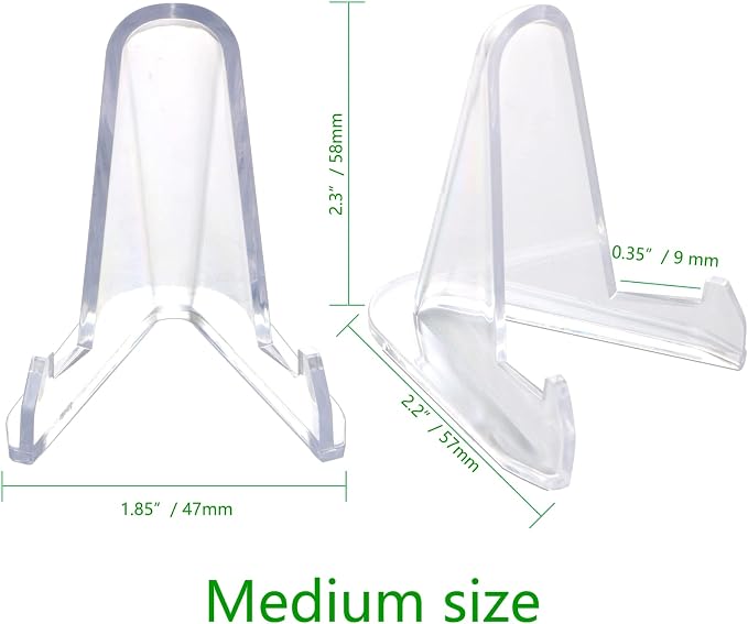 LRANFOW Thickened Version 24 Packs Card Stands Sports Card Holder, Card Display - Image 6