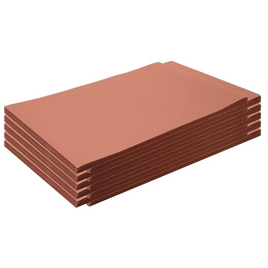 Colorations 12" x 18" Mediumweight Brown Construction Paper by Colorations