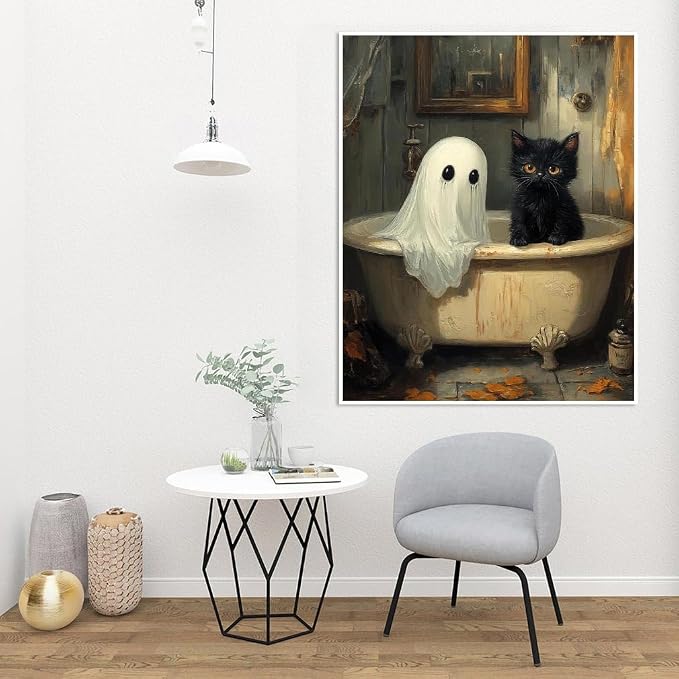 Clendo Halloween Paint by Numbers Kit - Image 6