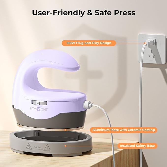 HTVRONT Heat Press H1 Mini Heat Press Machine - Image 7