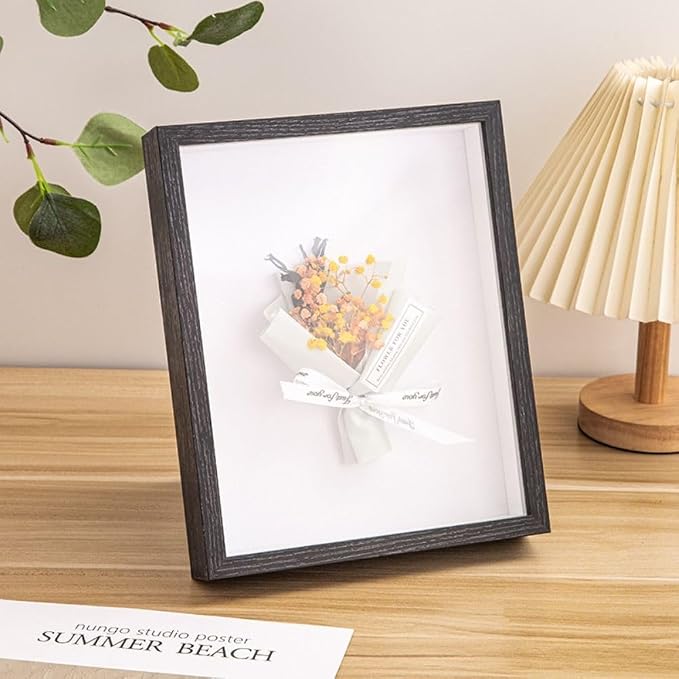 Shadow Box Frame, Rectangular Glass Display Case - Image 2