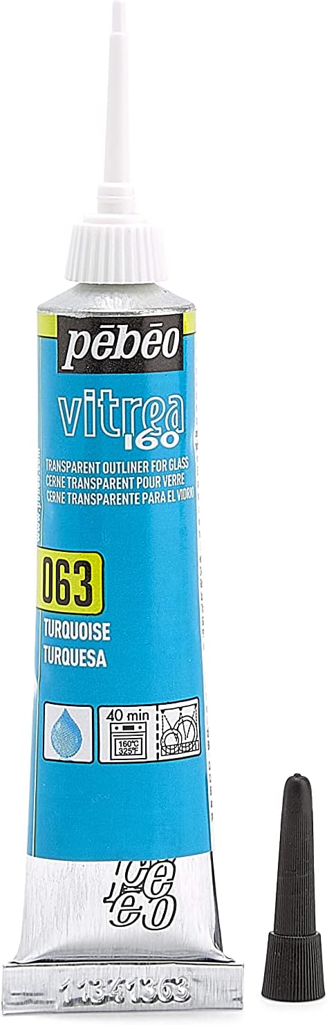 Pebeo Vitrea 160, Glass Paint Outliner, 20 ml Tube - Image 10