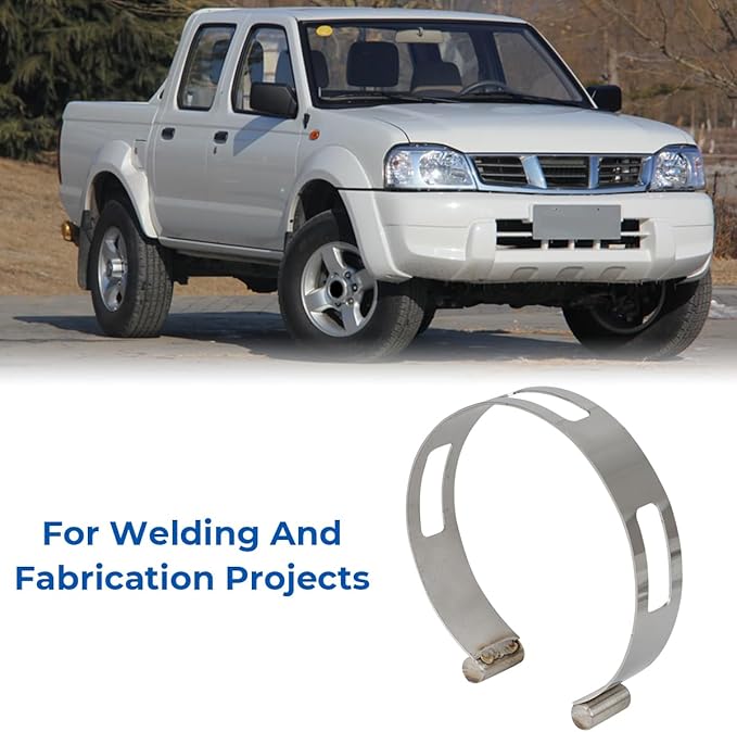 4" (101.6MM) Stainless Exhaust Tacking Band Clamp-On For Welding Fabrication