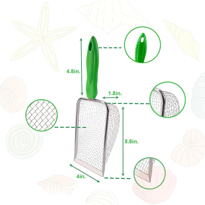 MUYIZI Beach Mesh Shovel with Mesh Beach Bag - Image 3