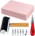 6 Pack Linocut Kit for Printmaking by Oopsu