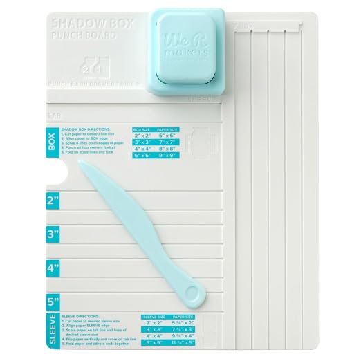 We R Makers Shadow Box Paper Punch Board by WeRMemoryKeepers