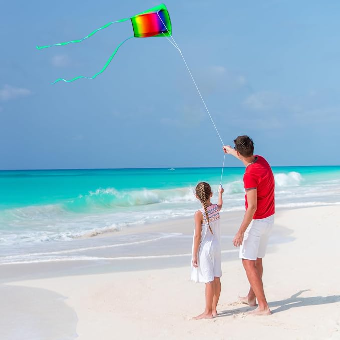 Easy Flyer Kite with Long Tail and String Line - Image 4