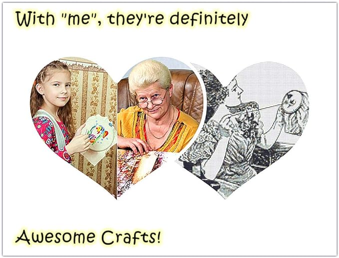 Awesocrafts Cross Stitch Kits Owl 11CT Stamped Patterns Easy Cross Stitching - Image 5