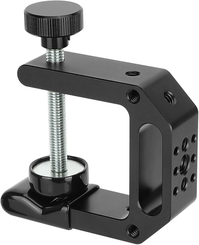 CAMVATE C Clamp(Widen) with Multiple 1/4"-20 and 3/8"-16 Threads (2.25" Neck) - 3305